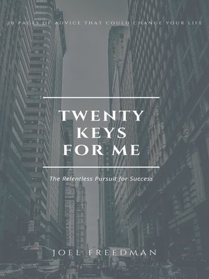 cover image of Twenty Keys For Me